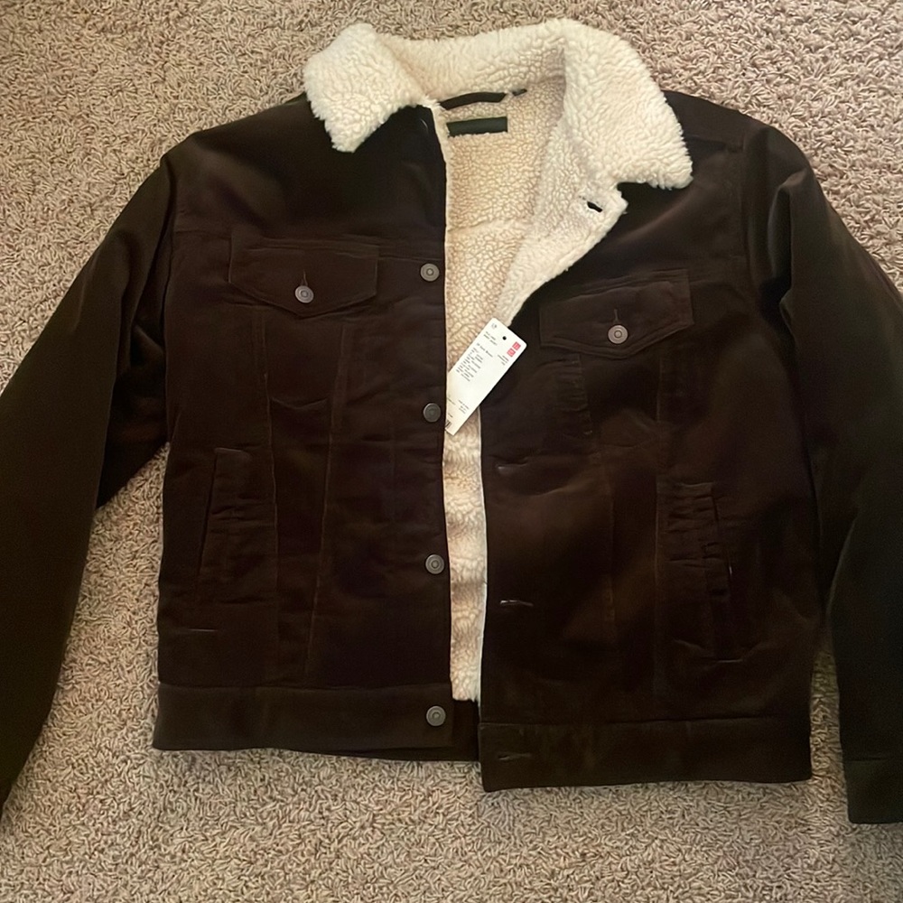 UNIQLO Brown Corduroy Trucker Jacket